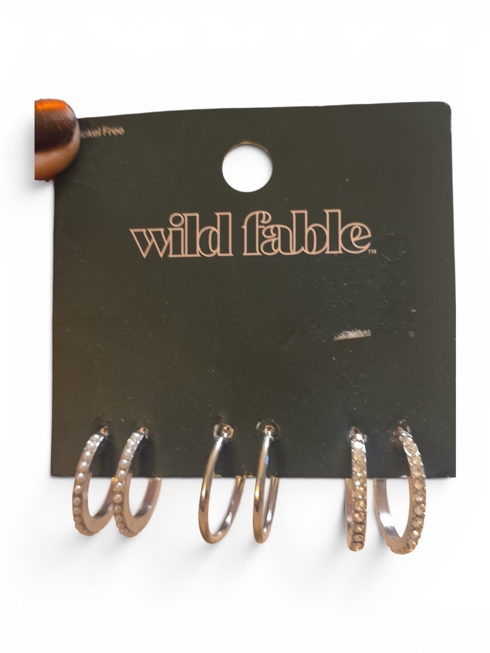 wild fable Rose Gold Hoop Earring Set - 3 Pairs
